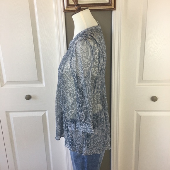 Paisley Print Boho Tunic By Joie - Picture 5 of 8